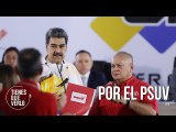 Apellidos oligarcas no se vistan que no van: Maduro al formalizar su candidatura ante el CNE