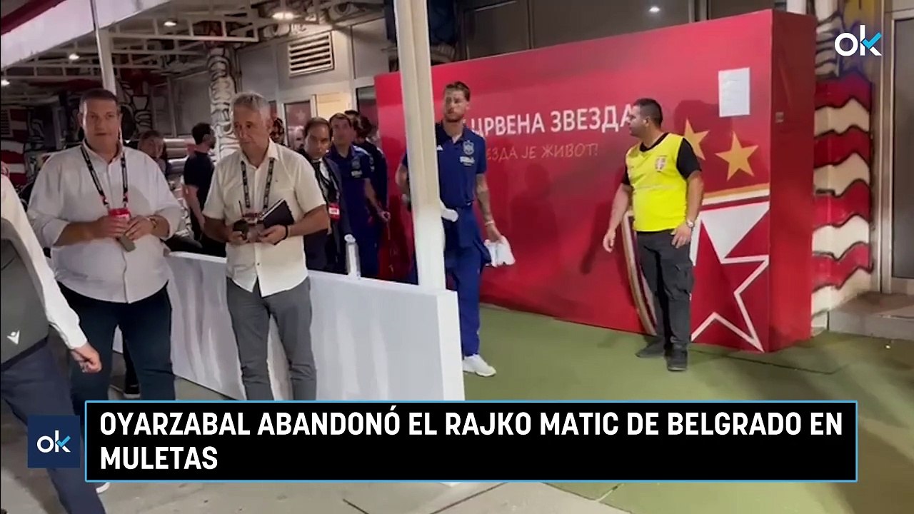 Oyarzabal abandonó el Rajko Matic de Belgrado en muletas