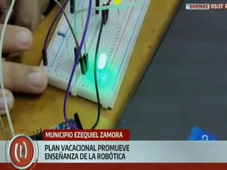 Mincyt promueve la enseñanza de la robótica en niños y niñas de Barinas