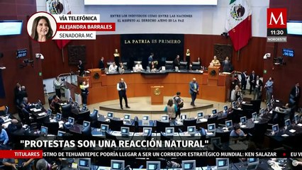 "En MC estamos en contra de la mal llamada reforma judicial", advierte Alejandra Barrales