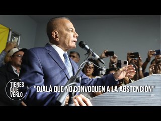 "Las tarjetas y la candidatura están con un lacito en la mesa": Manuel Rosales