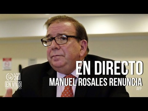 EN DIRECTO | Ya EEUU dió la orden de unirse a la Plataforma Unitaria y Rosales renunció
