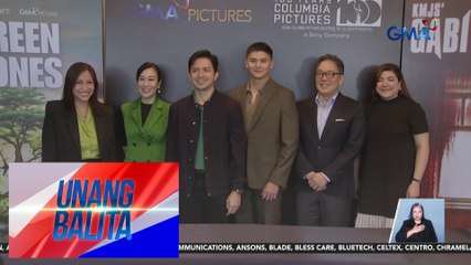 GMA Pictures at Columbia Pictures, lumagda sa distributorship contract para sa "Green Bones" at "KMJS Gabi ng Lagim: The Movie" | Unang Balita