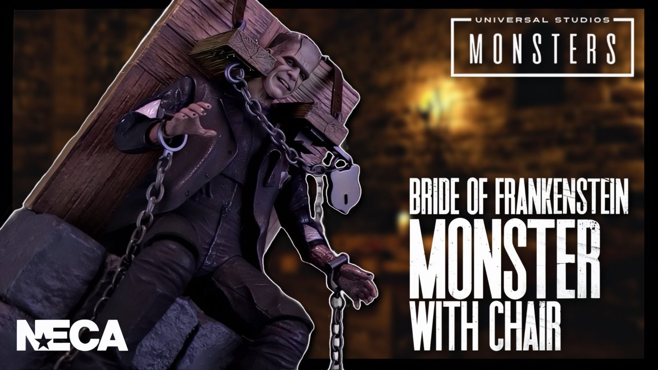 NECA Universal Monsters Bride of Frankenstein Ultimate Frankenstein’s Monster With Chair