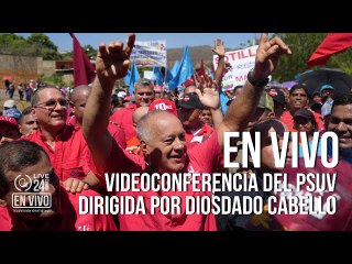 Videoconferencia del PSUV dirigida por Diosdado Cabello este martes 14 de mayo