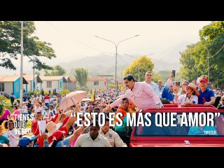 “Esto es más que amor”: Una multitud alegre recibió a Maduro en Yaracuy