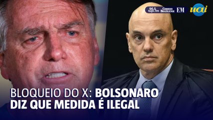 Em coletiva, Bolsonaro critica STF pelo bloqueio do X no Brasil
