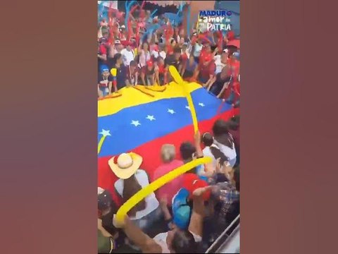 Calles a reventar: Pueblo de Pampán en Trujillo salió en apoyo de Maduro y contra las sanciones