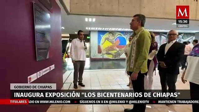 Inauguran la exposición 'Los Bicentenarios de Chiapas' con documentos históricos