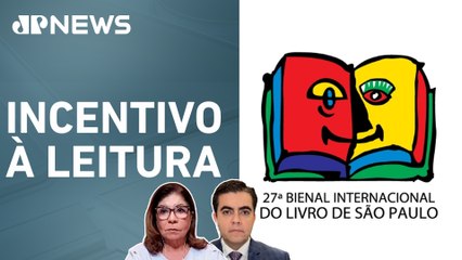 Lula participa da abertura da 27ª Bienal do Livro em São Paulo; Dora Kramer e Vilela comentam