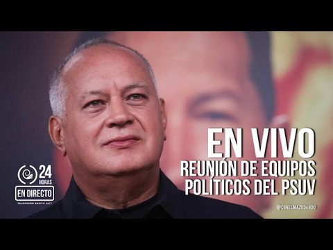EN VIVO │ Diosdado encabeza reunión de equipos político del PSUV