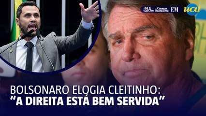 Bolsonaro exalta Cleitinho e diz que a direita está "bem servida" de representantes