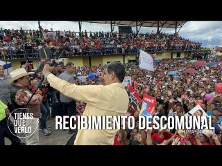 Maduro llegó de sorpresa a Guárico y así lo recibieron