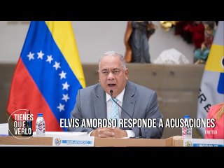 “No somos unos vagos”: Rector Elvis Amoroso responde a acusaciones de Delpino contra el CNE