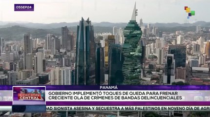 Скачать видео: Gobierno panameño implementó toque de queda debido a actos delincuenciales