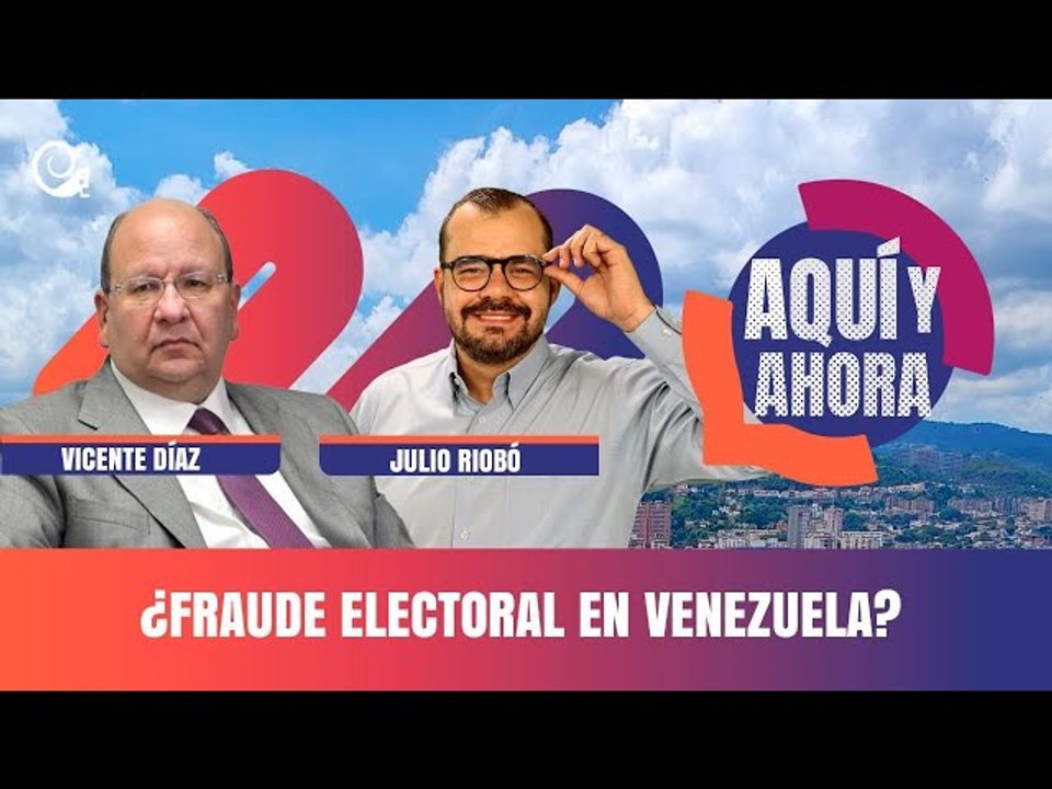 ¿Fraude Electoral en Venezuela? Habla Vicente Díaz, Ex Rector CNE