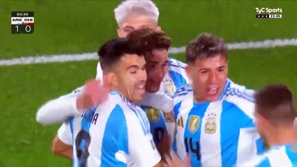 Con este golazo, Julián Alvarez puso el 2 a 0 para Argentina