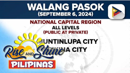 Ilang paaralan sa Metro Manila at ilang lalawigan, wala pa ring pasok dahil sa walang-tigil na ulan dulot ng Habagat