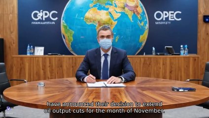 OPEC+ extends oil output cuts again through November