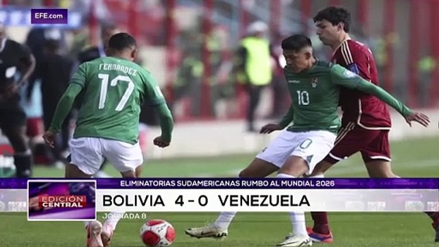 Bolivia venció a la selección de Venezuela 4 goles a 0 DEPORTES EDICIÓN CENTRAL 05-09-2024