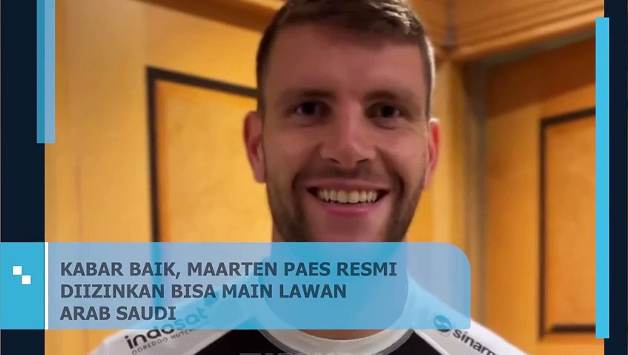Kabar Baik, Maarten Paes Resmi Diizinkan Bermain Lawan Arab Saudi