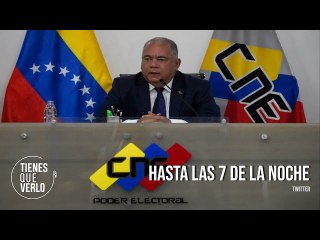 Anuncio del CNE: El simulacro se extenderá hasta las 7 de la noche