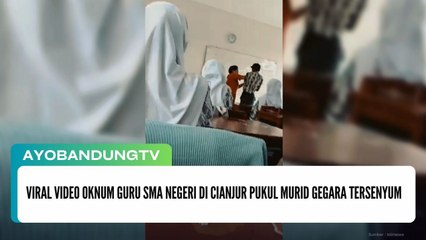 Viral Video Oknum Guru SMA Negeri di Cianjur Pukul Murid Gegara Tersenyum
