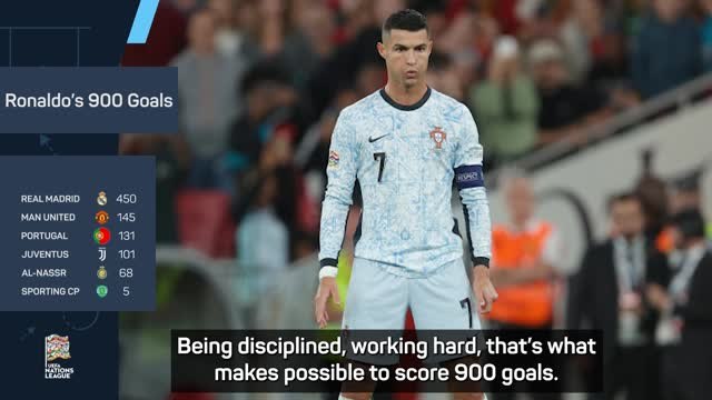 Ronaldo's 900th goal an example of dedication - Martinez
