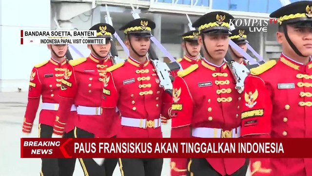 Tinggalkan Indonesia Pagi Ini, Paus Fransiskus ke Papua Nugini dengan Pesawat Garuda Indonesia