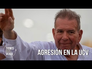 Preguntó a Edmundo por las sanciones y fue agredida en la UCV con empujones, pellizcos y codazos