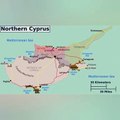 Peta Siprus Utara. Map of Northern Cyprus. Map of North Cyprus. Northern Cyprus Map. North Cyprus Map