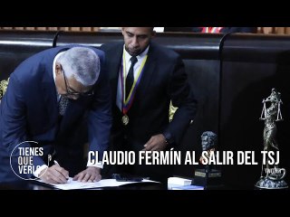 "La tranquilidad del país se alcanza mediante la vía democrática": Claudio Fermín al salir del TSJ