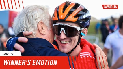 Relive the Excitement: Winner's Emotion at Stage 20 of La Vuelta 2024 🚴‍♂️