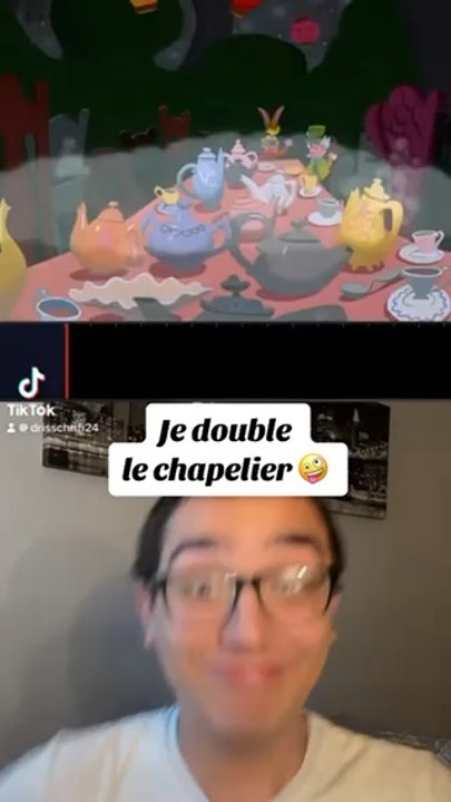 Je double chapelier fou dans Alice au pays des merveilles