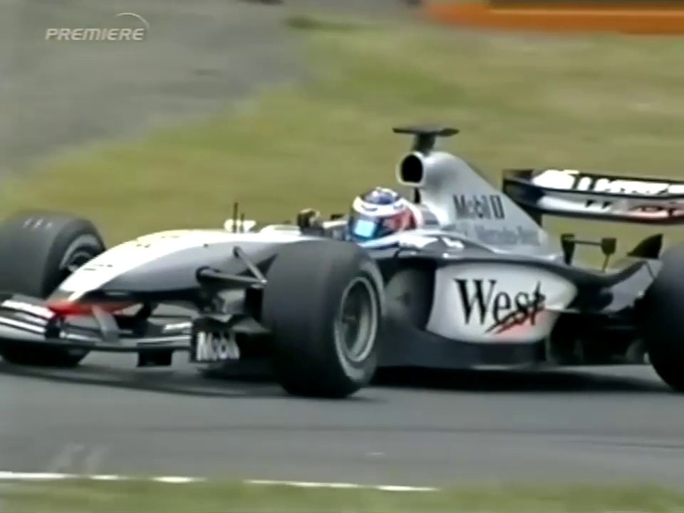 F1 – Kimi Räikkönen (McLaren Mercedes V10) lap in pre-qualifying – European GP 2003