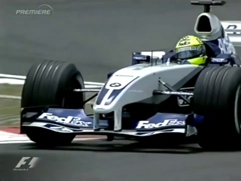 F1 – Ralf Schumacher (Williams BMW V10) lap in pre-qualifying – European GP 2003