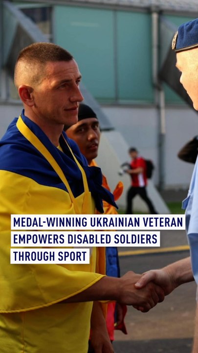 Medal winning Ukrainian veteran empowers disabled soldiers through sport