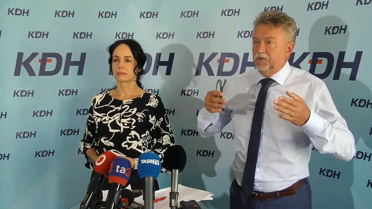 ZÁZNAM: KDH: Slovensko potrebuje dlhodobú hospodársku politiku