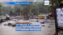 Maltempo in Italia: a Milano esondano Seveso e Lambro, 58enne disperso nel torinese