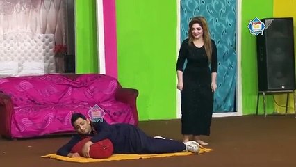 Amjad Rana and Mishal Khan with Goshi 2 Stage Drama
