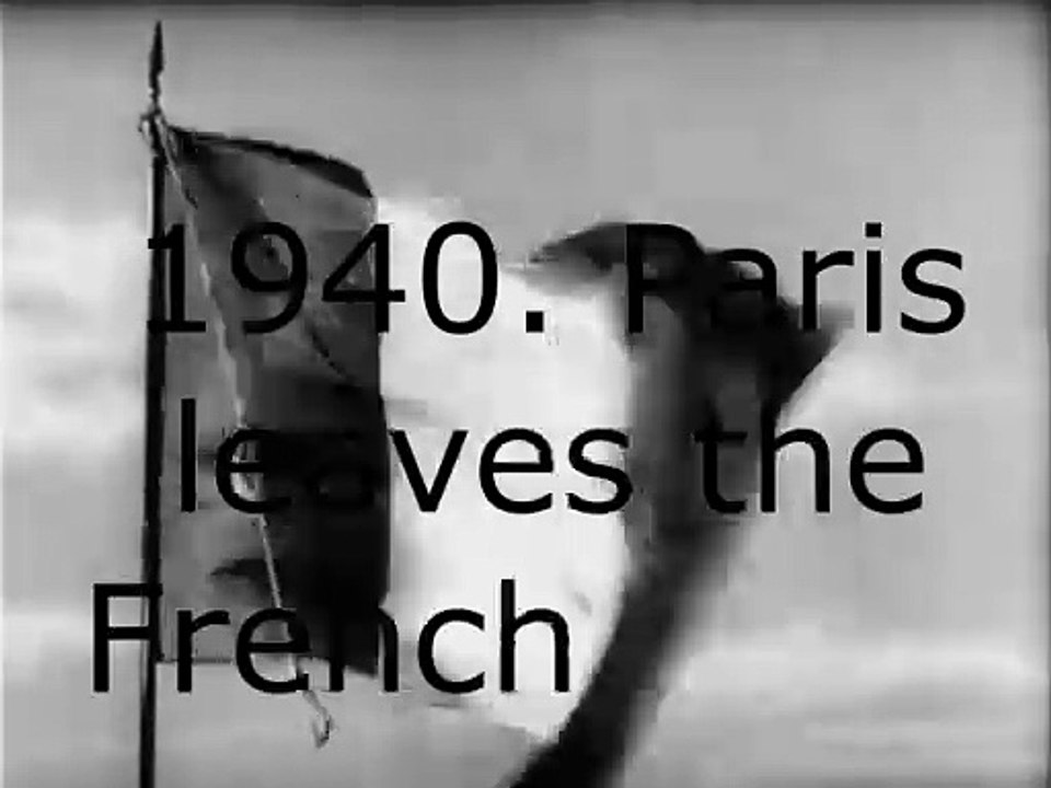 1940. Paris leaves the French army