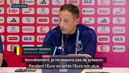 Belgique - Tedesco ne ressent pas de pression particulière