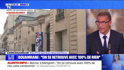 "On se rerouve avec 100% de rien": la colère de Karim Bouamrane (PS) après la nomination de Michel Barnier à Matignon