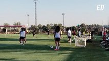 Último entrenamiento del Sevilla femenino antes del debut en Liga F