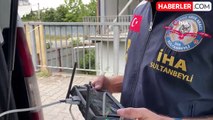 Sultanbeyli'de dron destekli trafik denetiminde sürücülere cezai işlem uygulandı