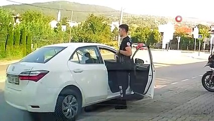 Bursa'da trafik magandasından akıl almaz savunma