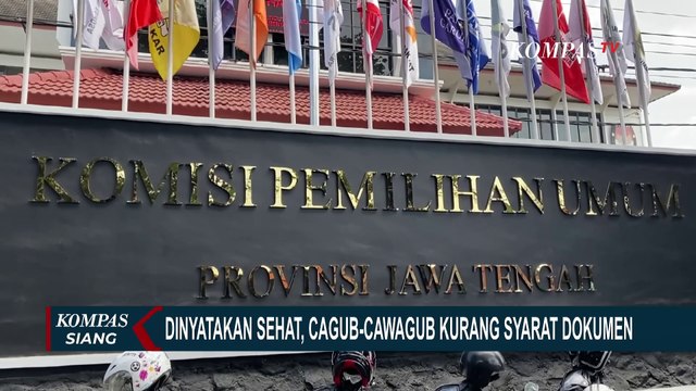 2 Paslon Pilgub Jawa Tengah Lolos Tes Kesehatan, Ketua KPU Jateng Ungkap Syarat Dokumen yang Kurang