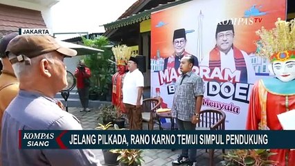 Temui Pendukung di Warung Garasi Si Doel, Rano Karno Persiapkan Gerakan Relawan di Pilgub Jakarta