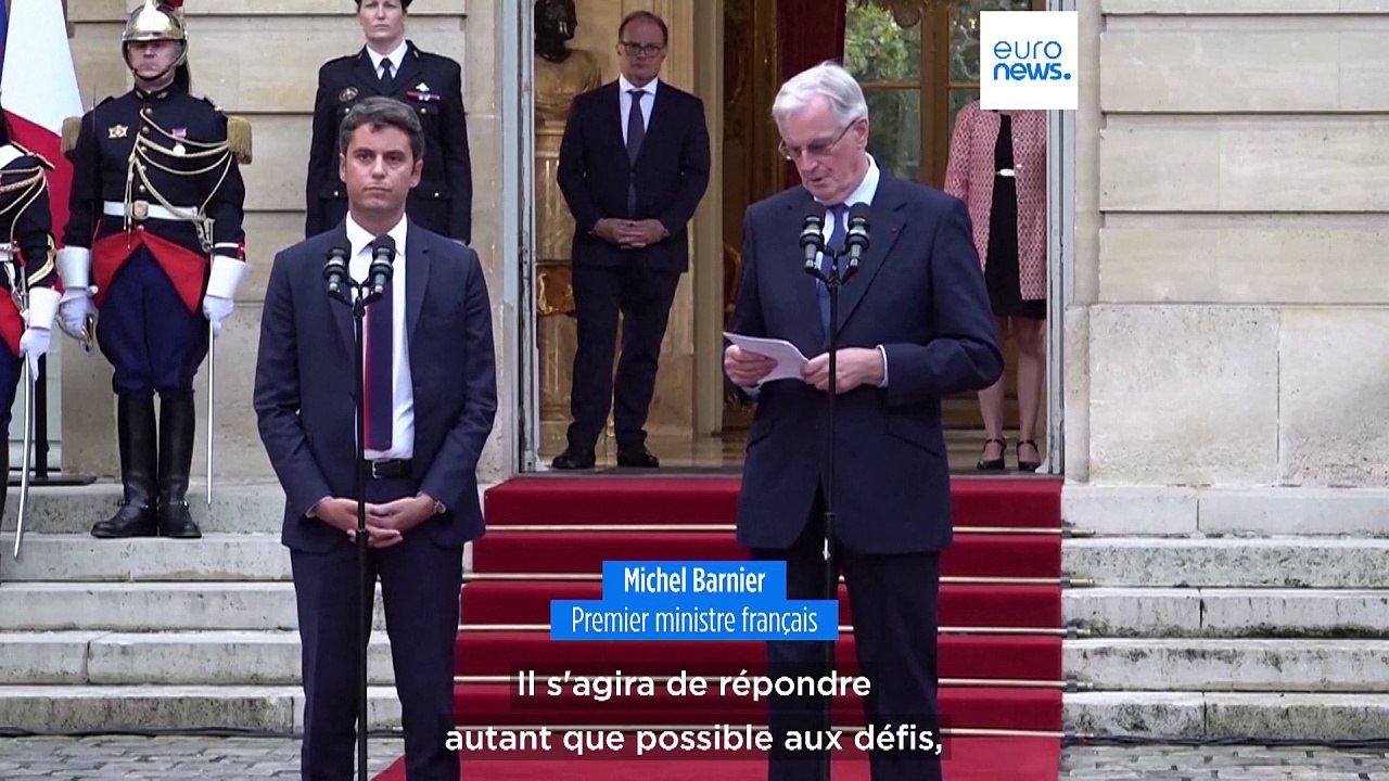 Michel Barnier fait son premier discours comme Premier ministre