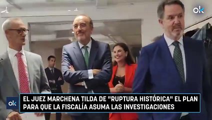 El juez Marchena tilda de "ruptura histórica" el plan para que la Fiscalía asuma las investigaciones